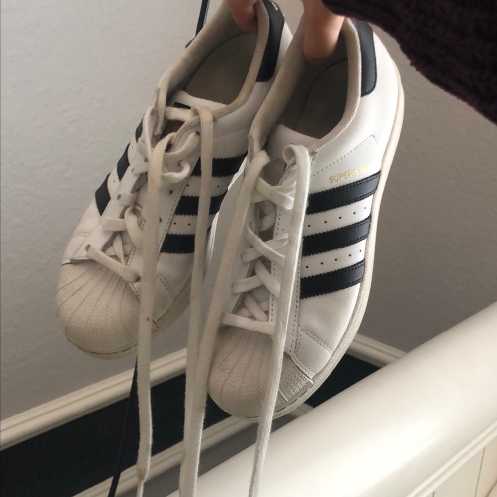 Basically new Adidas Superstars